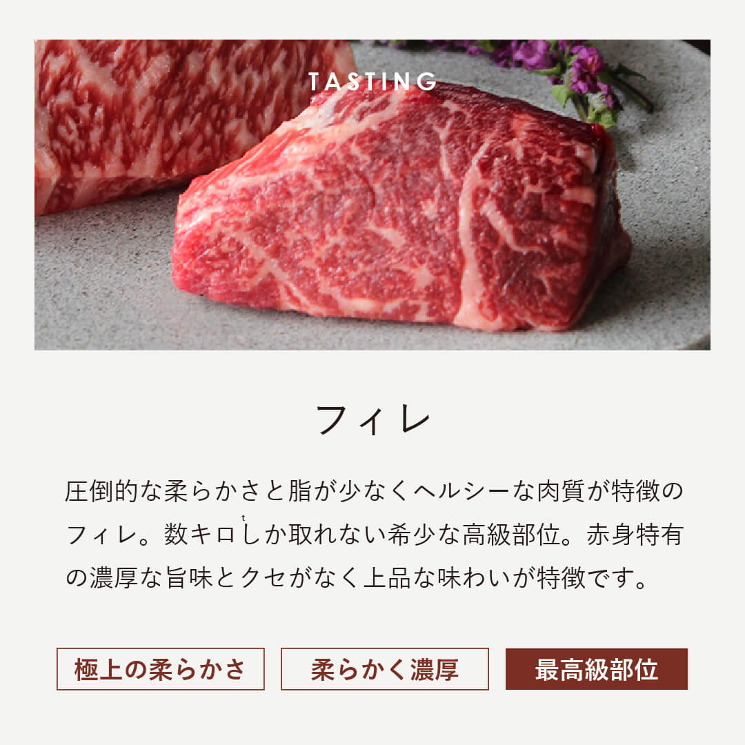黒毛和牛 ステーキ2種食べ比べ 140g|フィレ サーロイン