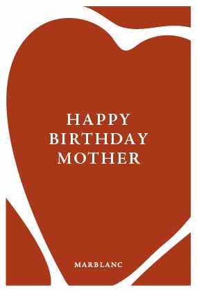 MARBLANC メッセージカード お母さんお誕生日